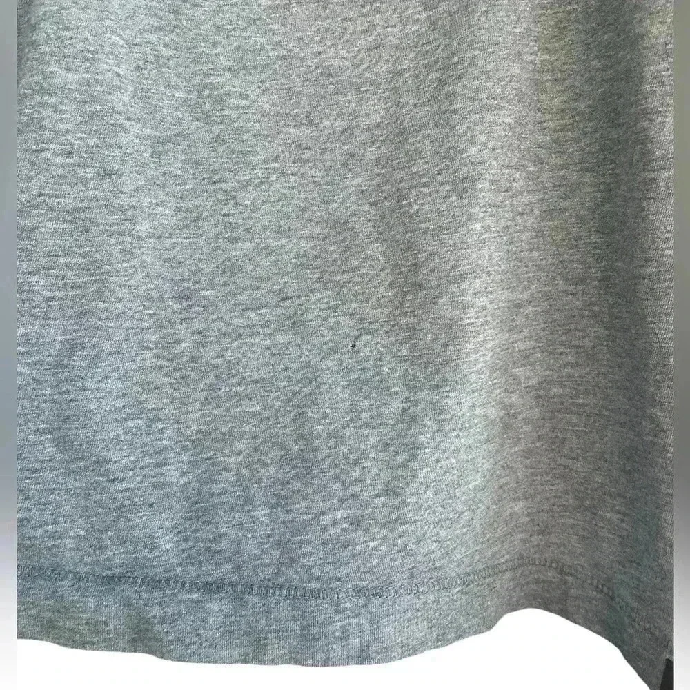 Air Jordan Men's Shirt Size small  Gray Short Sleeved Signature Logoman Hooded